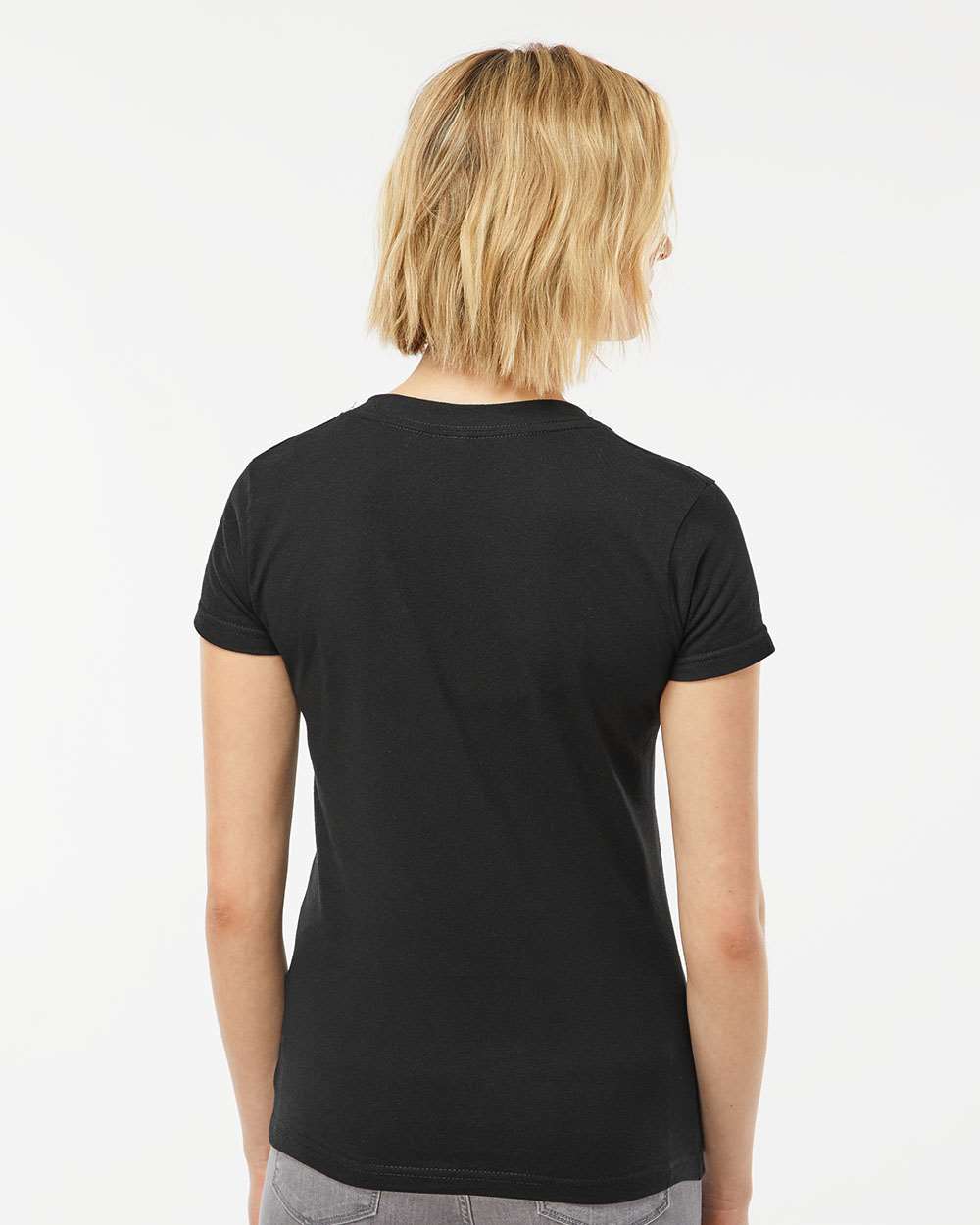 Women's Fine Jersey V-Neck T-Shirt - 214