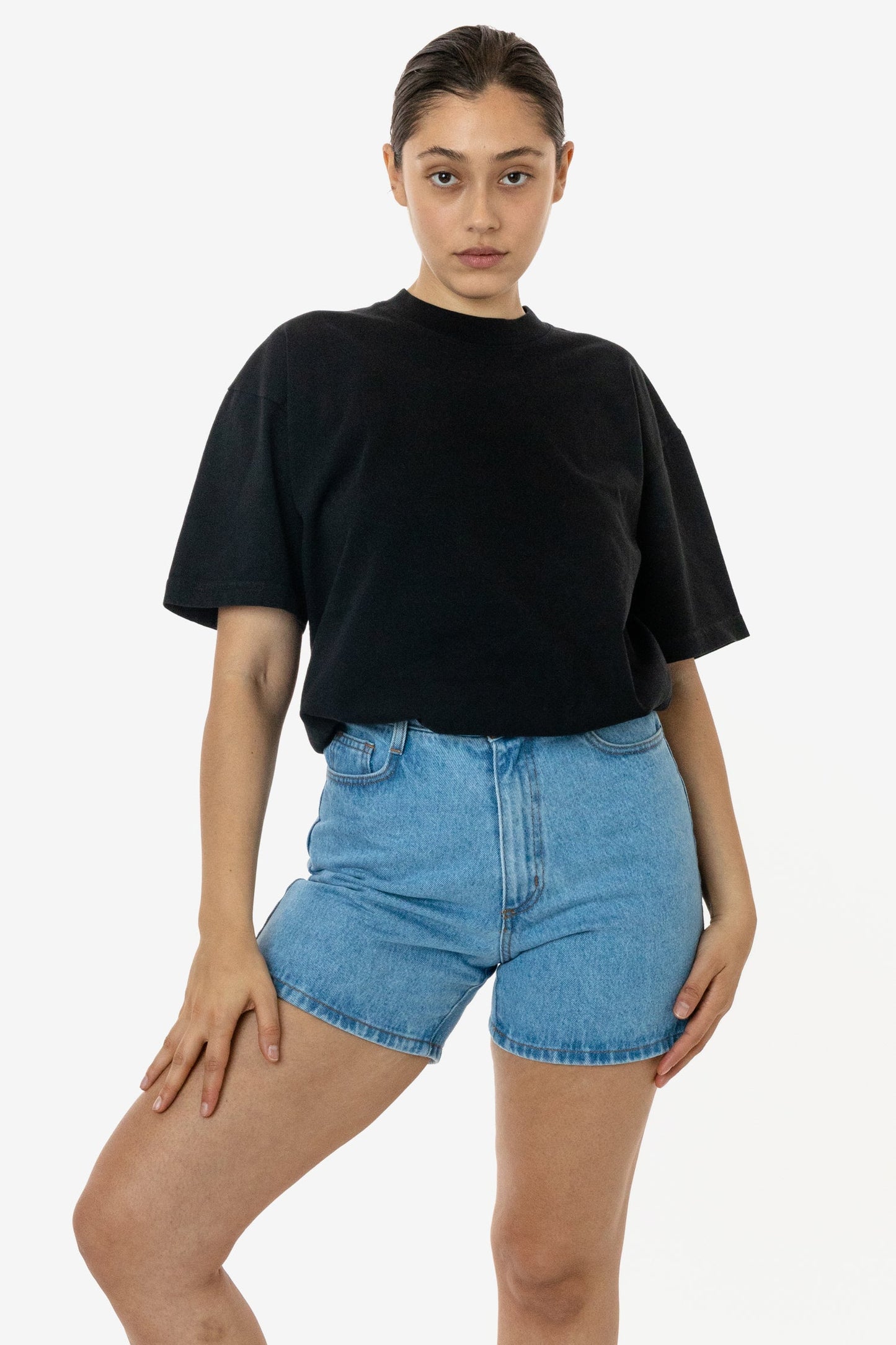 S/S Garment Dye Crew Neck 6.5 oz 1801GD