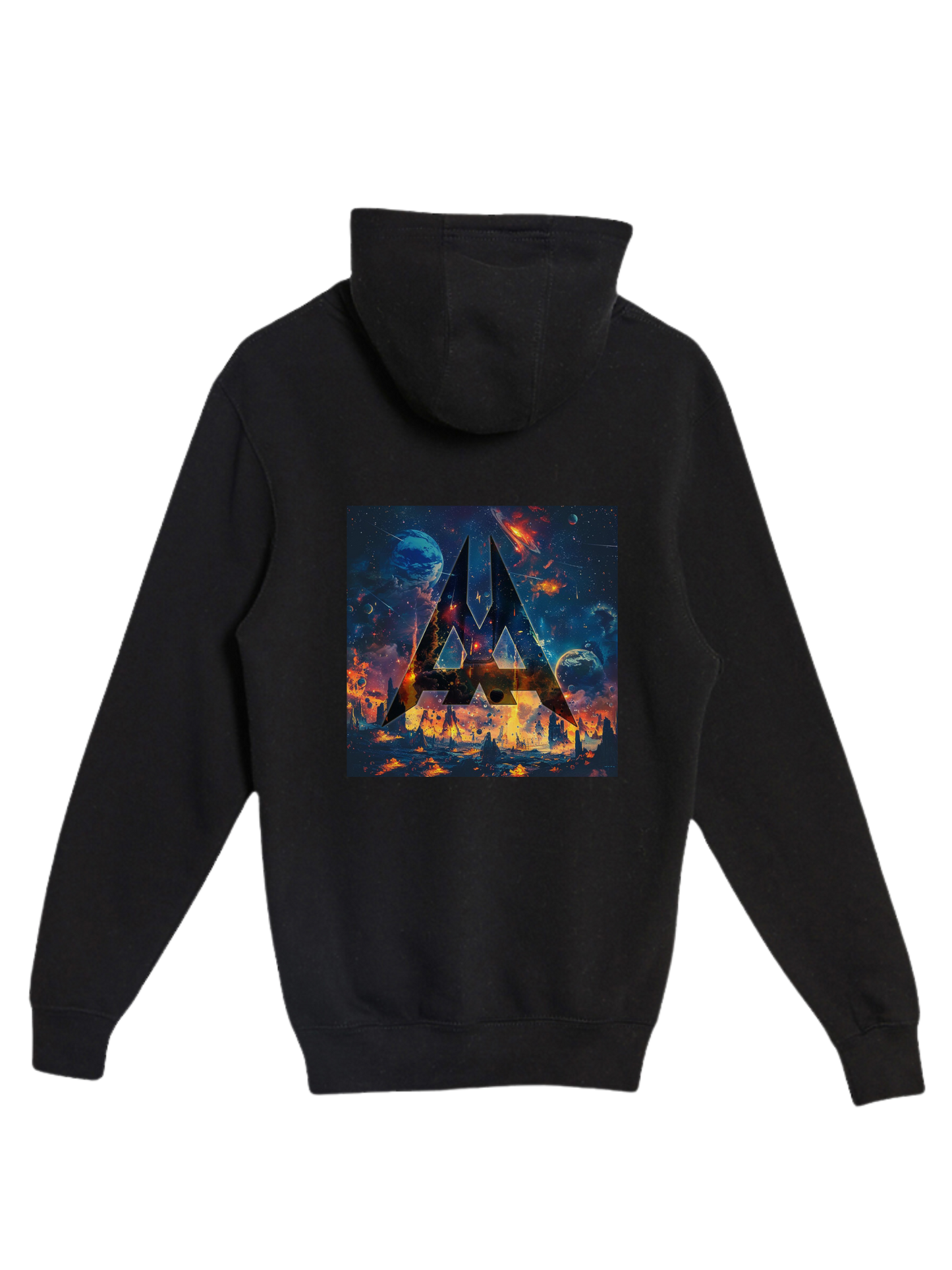 Aaetheria Pullover Hoodie Front and back Print