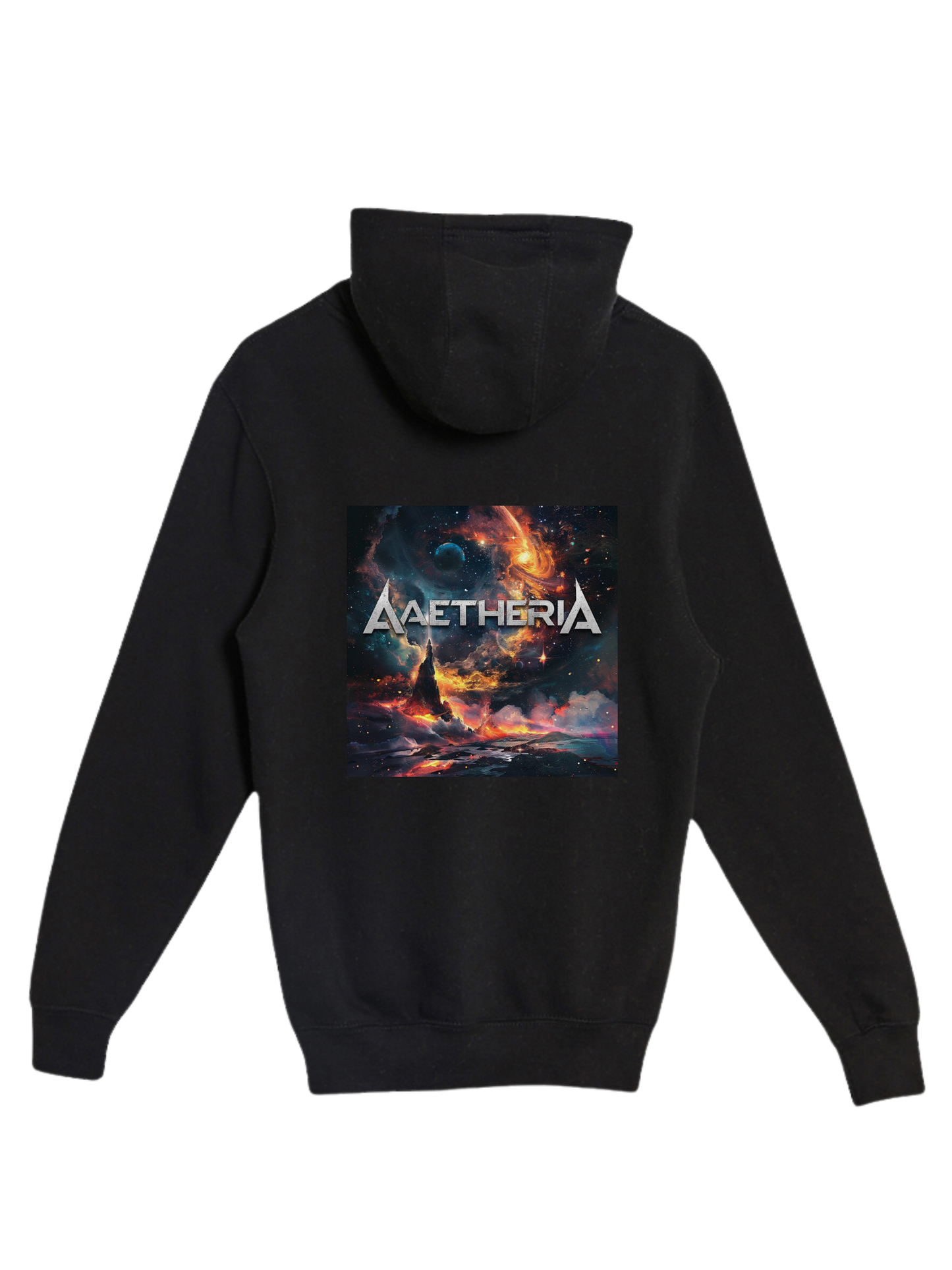 Aaetheria Pullover Hoodie Front and back Print