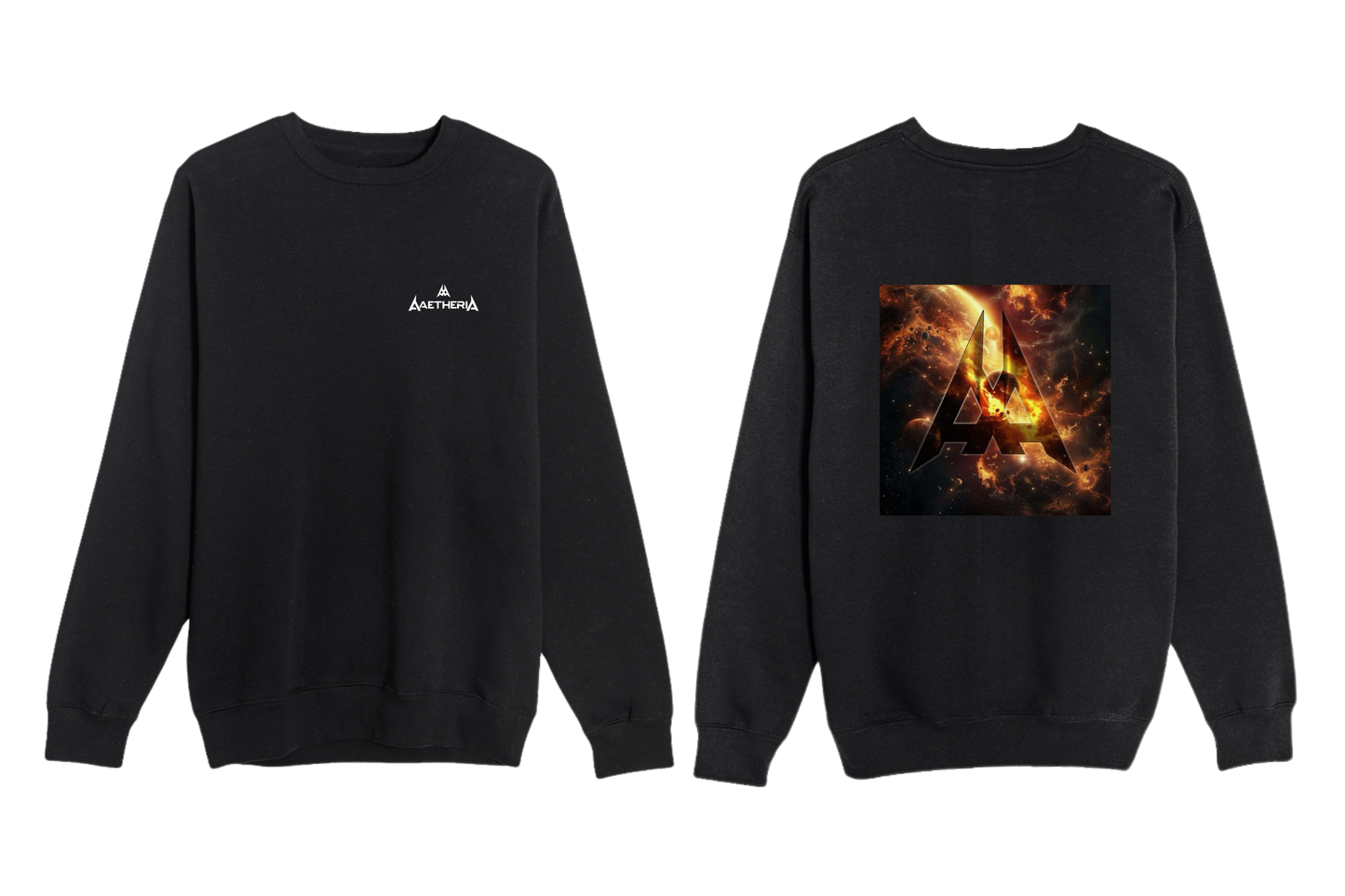 Aaetheria Long Sleeve Tee Front and Back Print