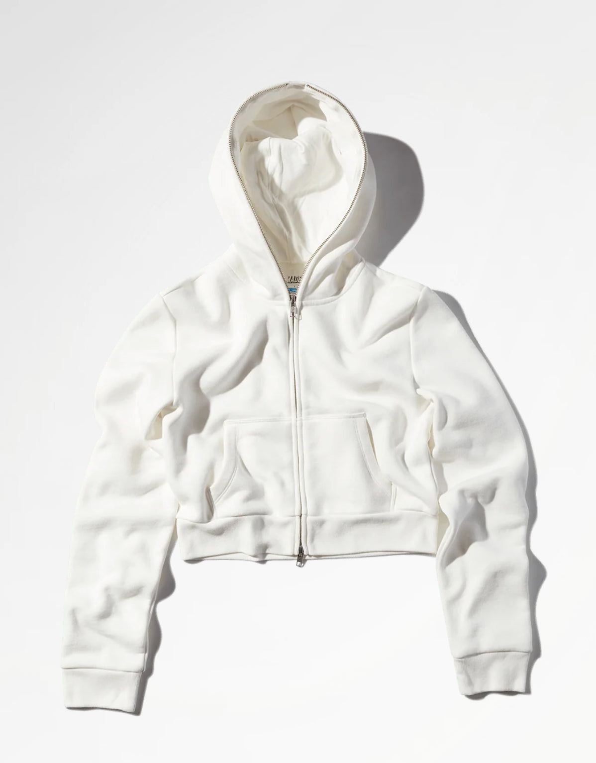 Cropped Full Zip Body Hoodie
