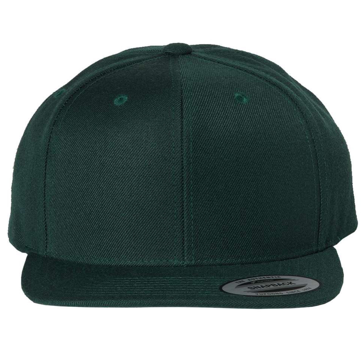 YP Classics Premium Flat Bill Snapback CAP - 6089M Solid