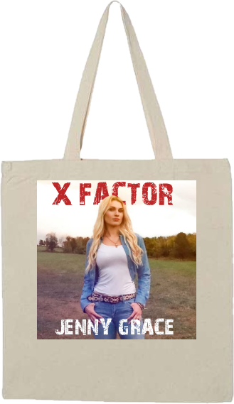 X FACTOR Small Canvas Tote Bag