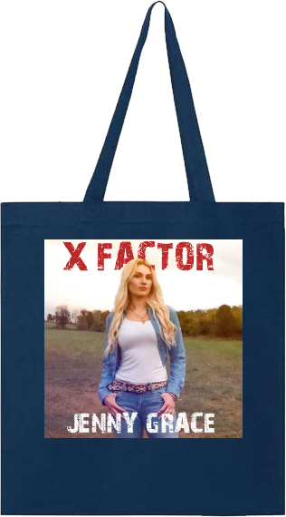 X FACTOR Small Canvas Tote Bag