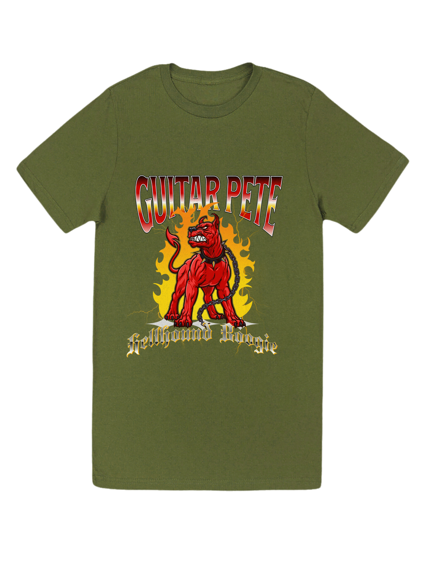 Guitar Pete Lightning Tees