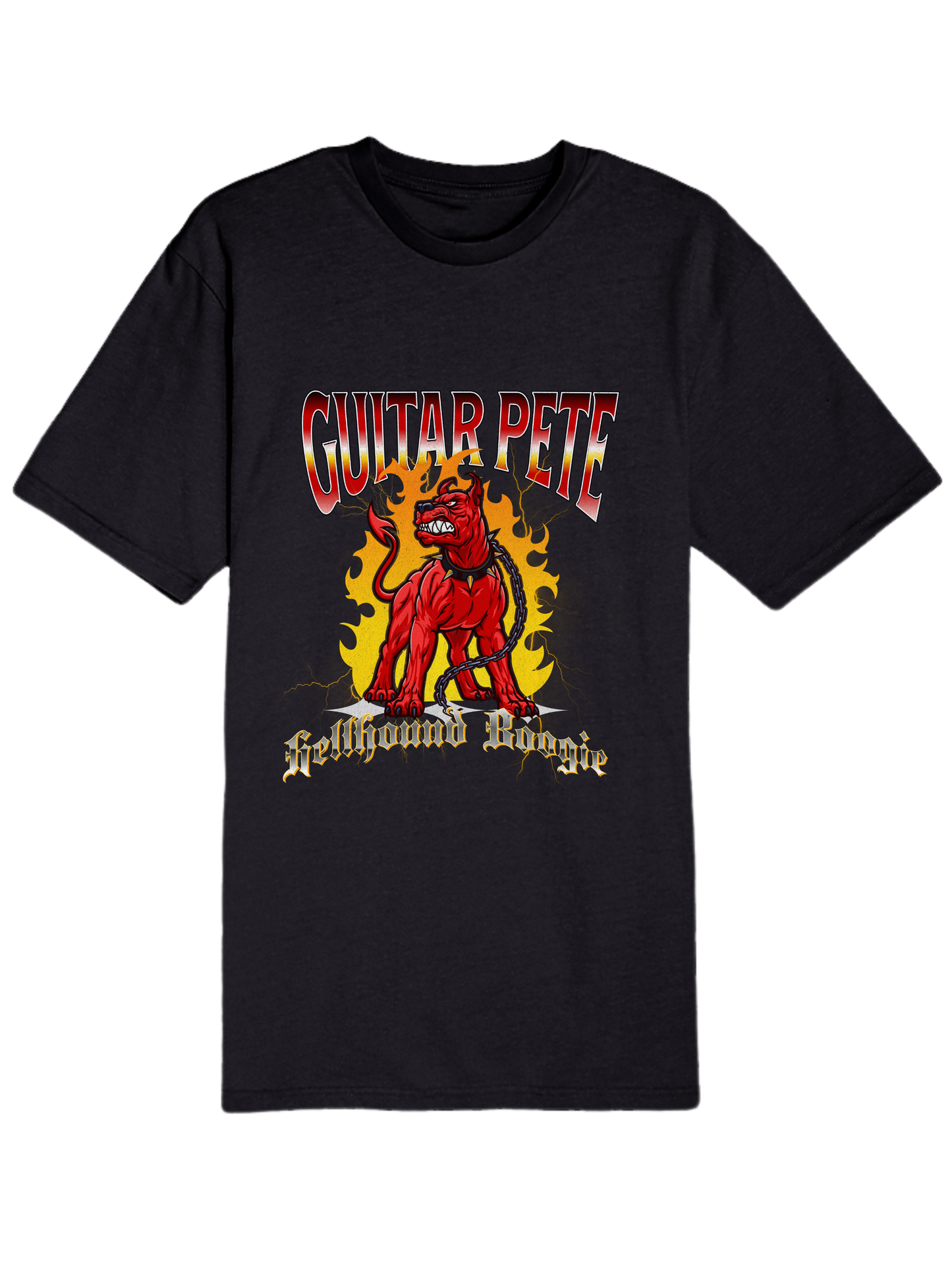 Guitar Pete Lightning Tees