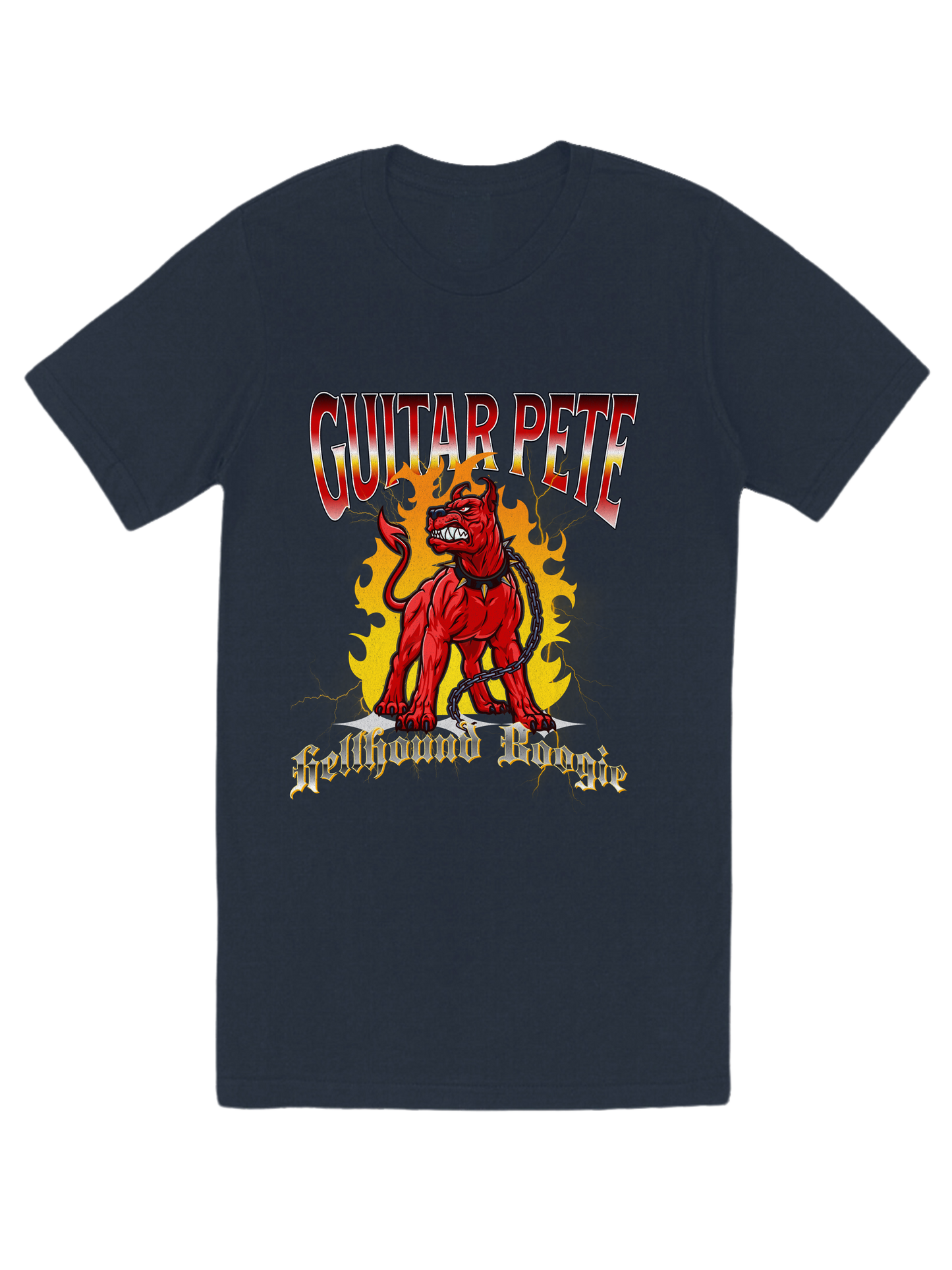 Guitar Pete Lightning Tees