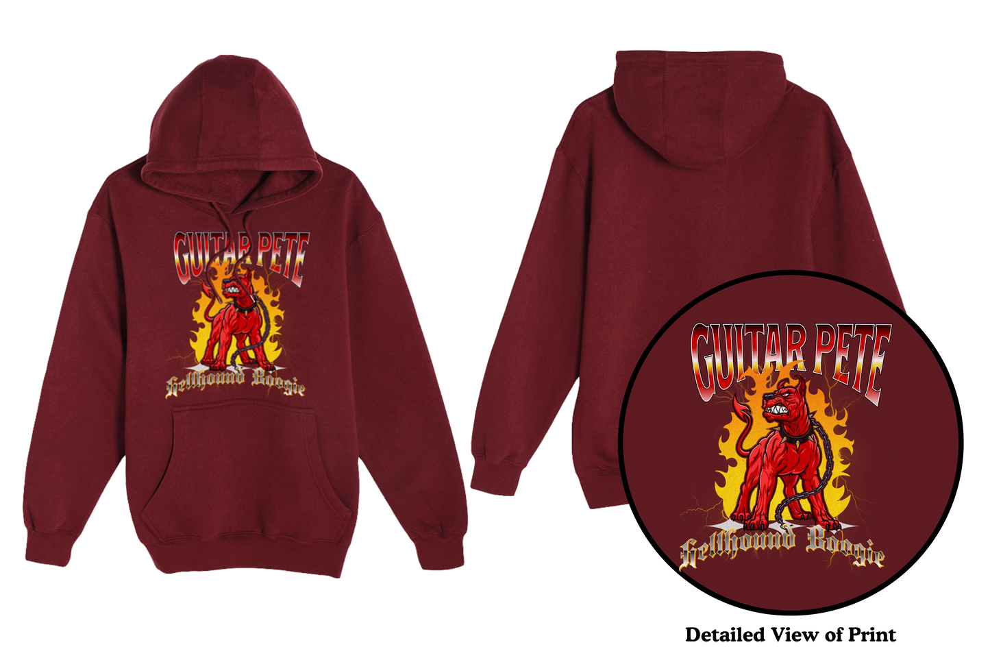 Guitar Pete Lightning Hoodie