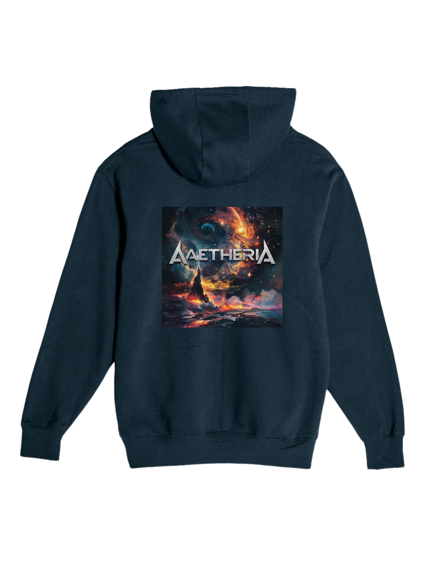 Aaetheria Pullover Hoodie Front and back Print