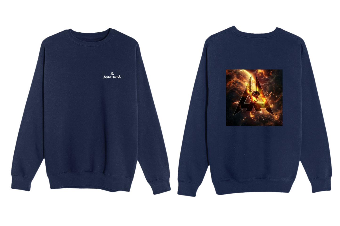 Aaetheria Long Sleeve Tee Front and Back Print