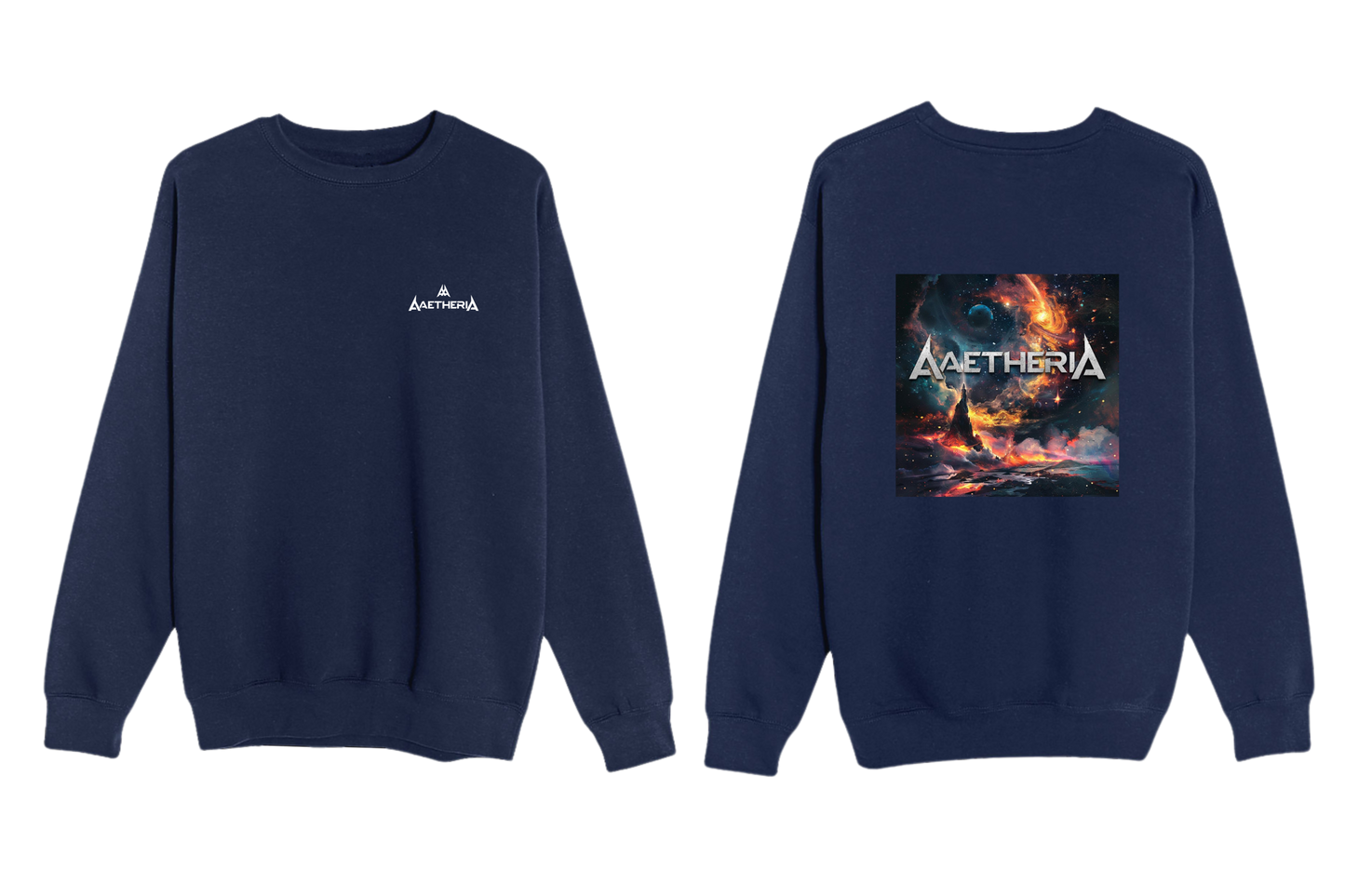 Aaetheria Long Sleeve Tee Front and Back Print