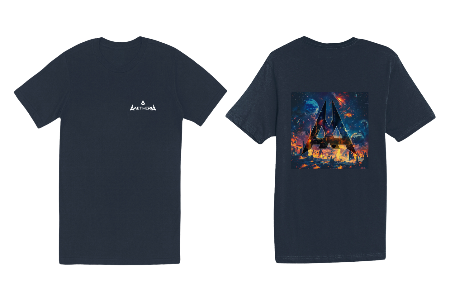 Aaetheria Deluxe Tee Front and Back Print