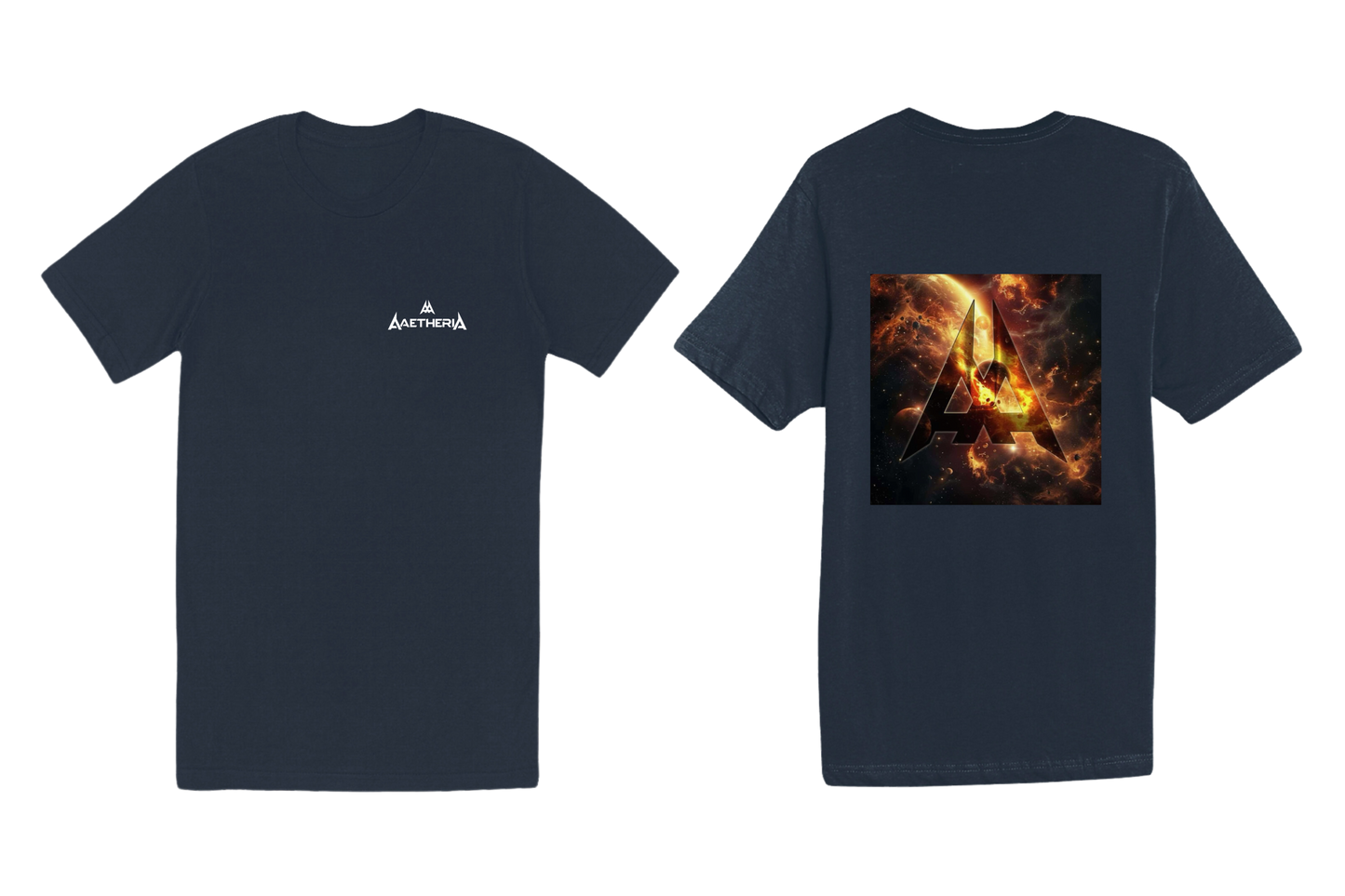 Aaetheria Deluxe Tee Front and Back Print