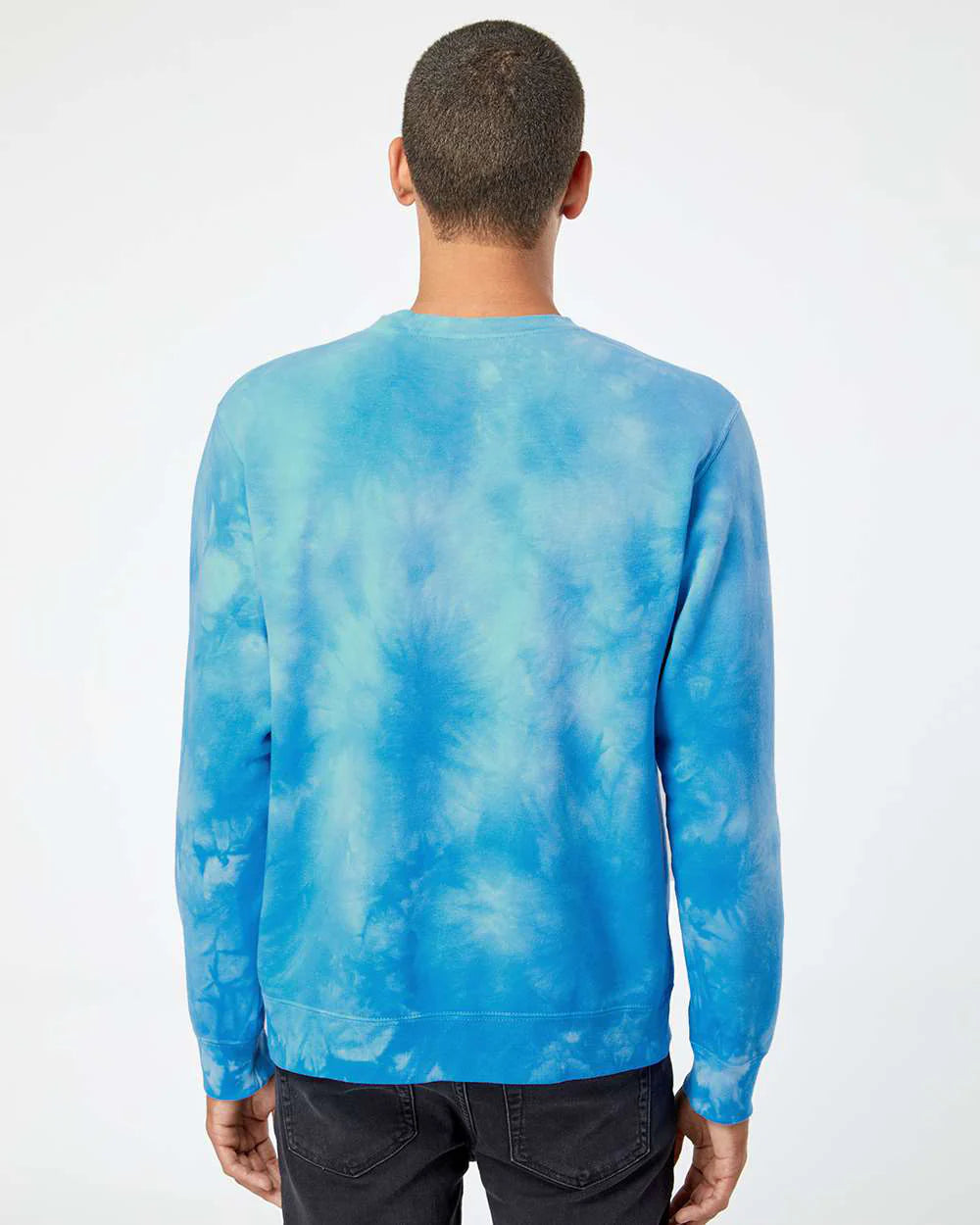 Midweight Tie-Dyed Crewneck Sweatshirt - PRM3500TD