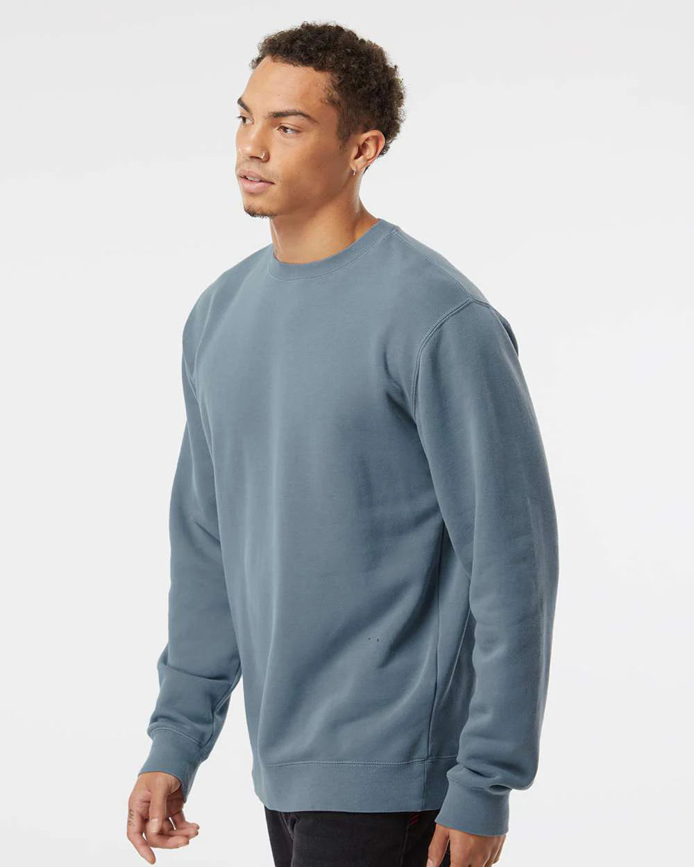 Midweight Pigment-Dyed Crewneck Sweatshirt - PRM3500