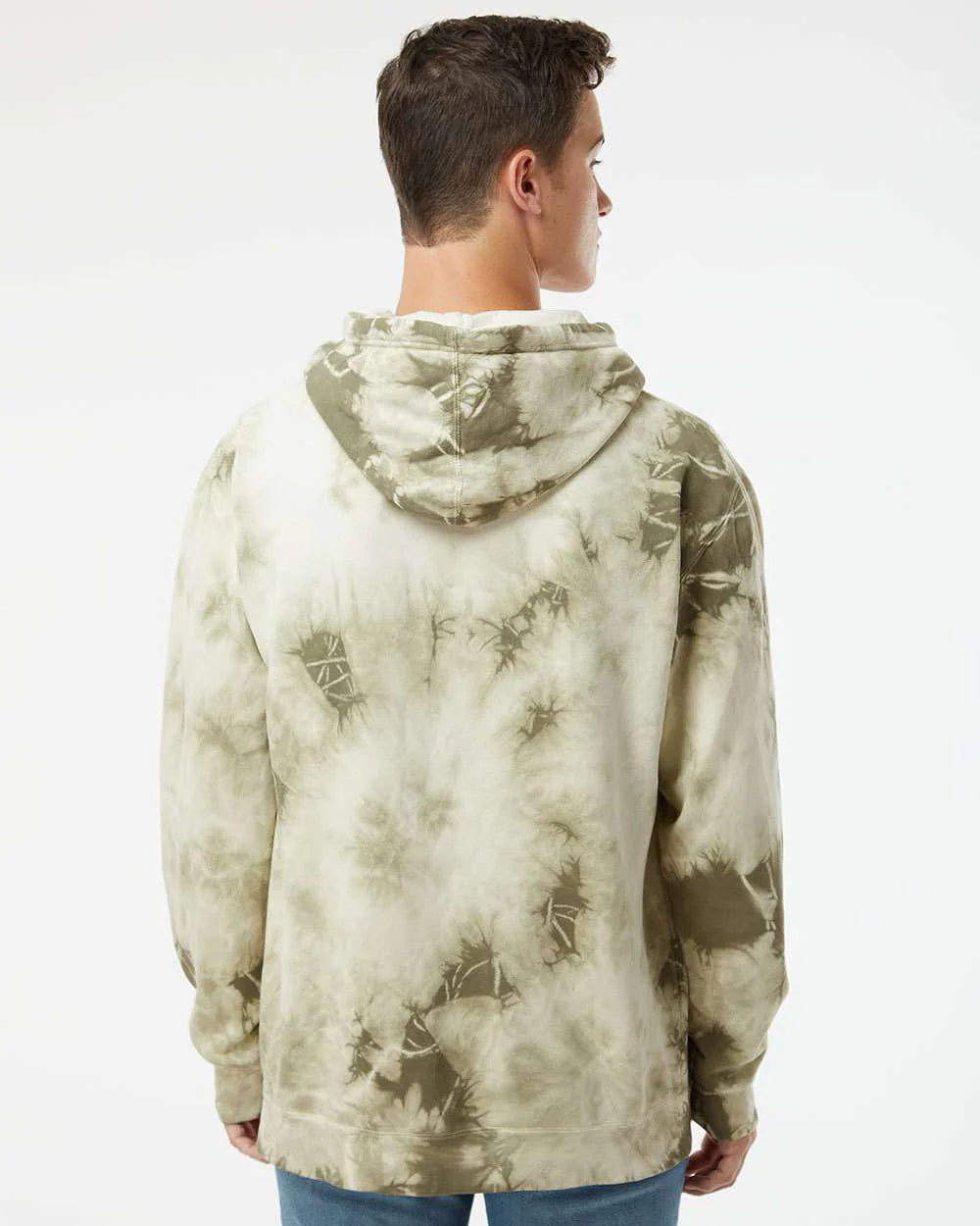 Midweight Tie-Dyed Hooded Sweatshirt - PRM4500TD