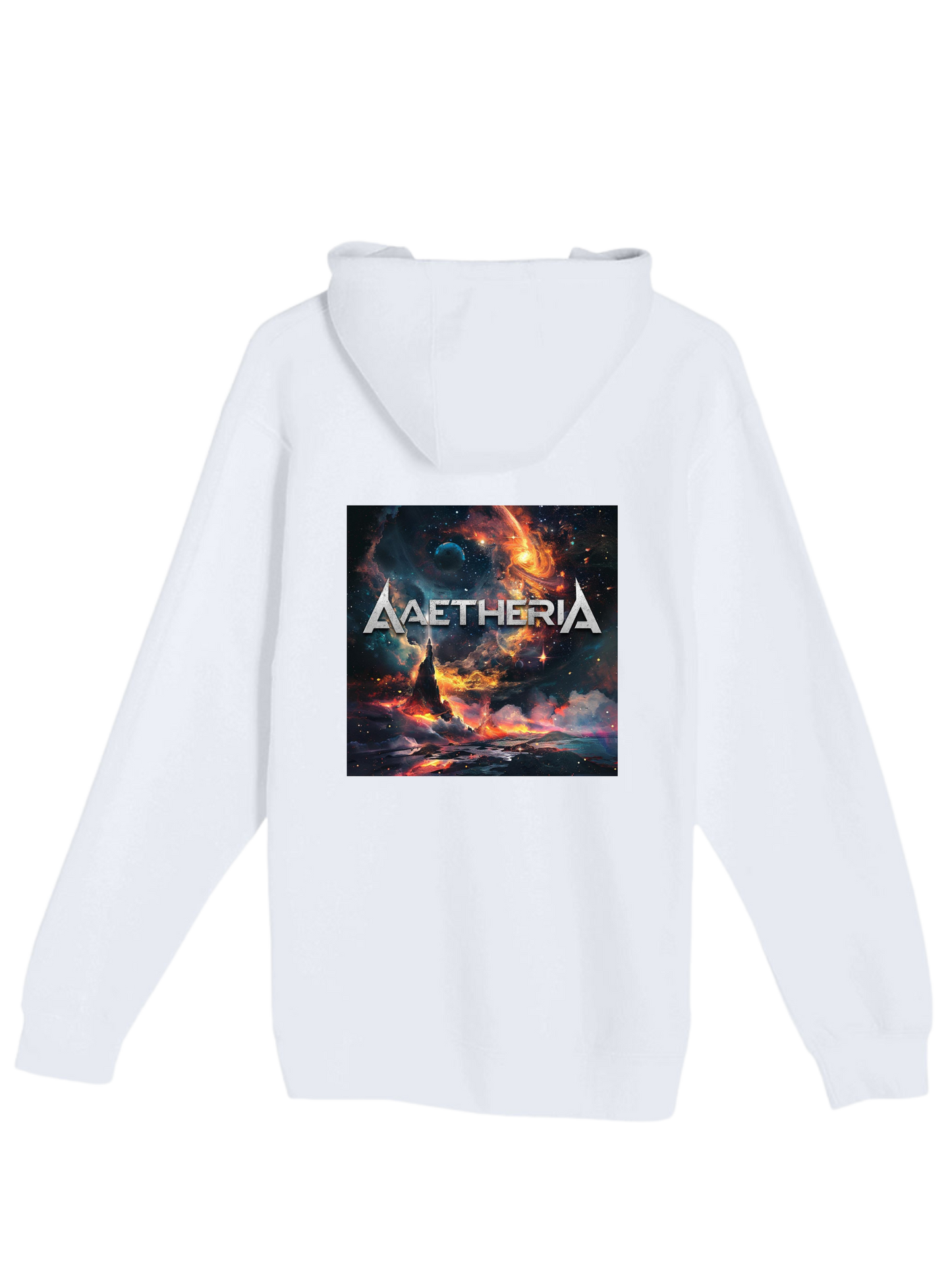 Aaetheria Pullover Hoodie Front and back Print