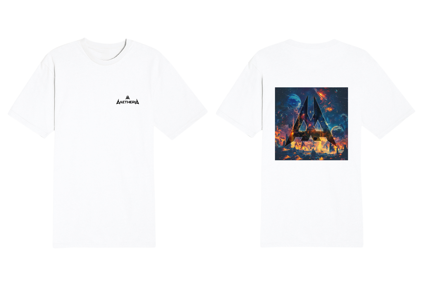 Aaetheria Deluxe Tee Front and Back Print