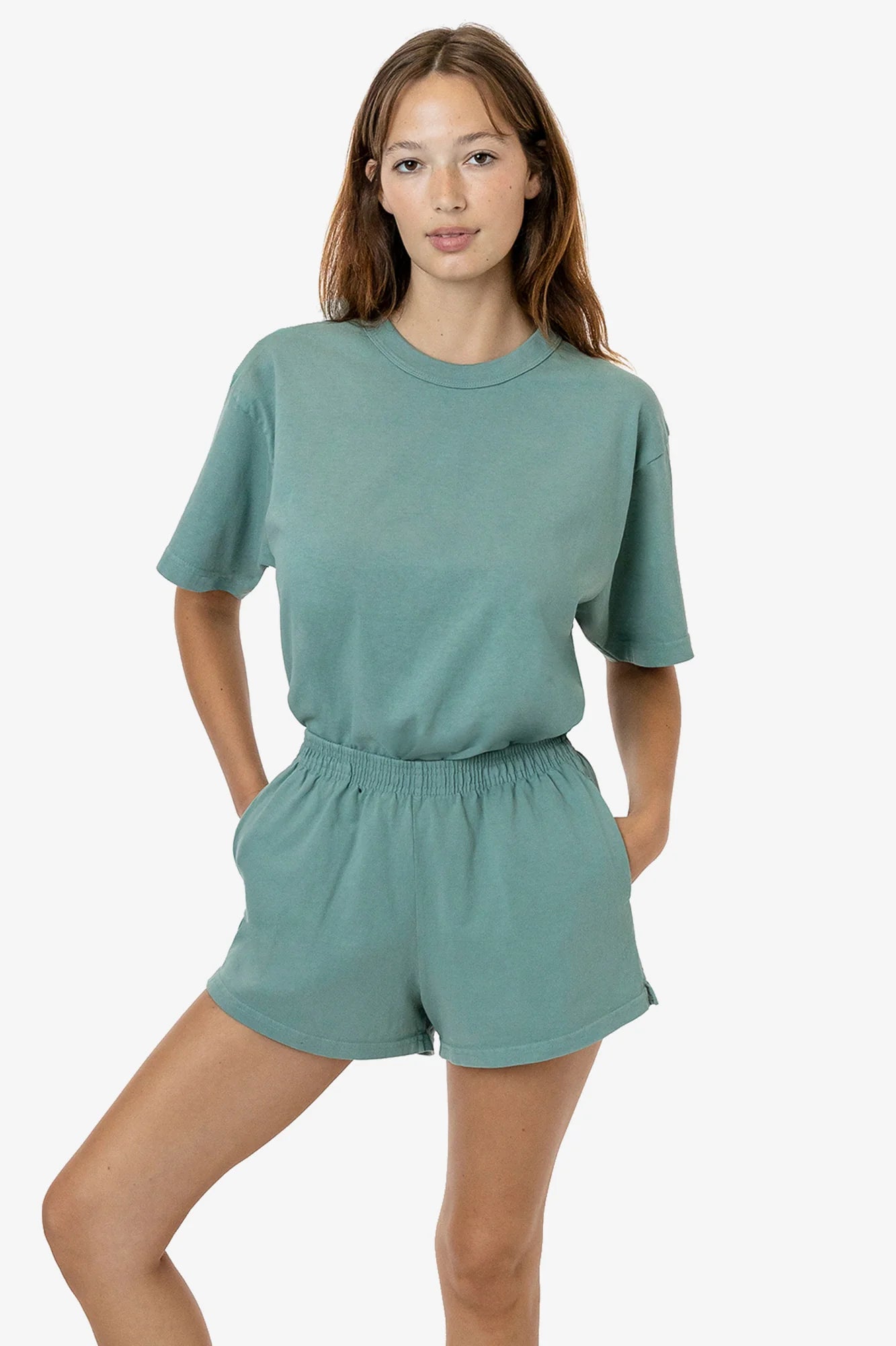 Unisex Short Sleeve Binding Garment Dye T-Shirt - 1203GD