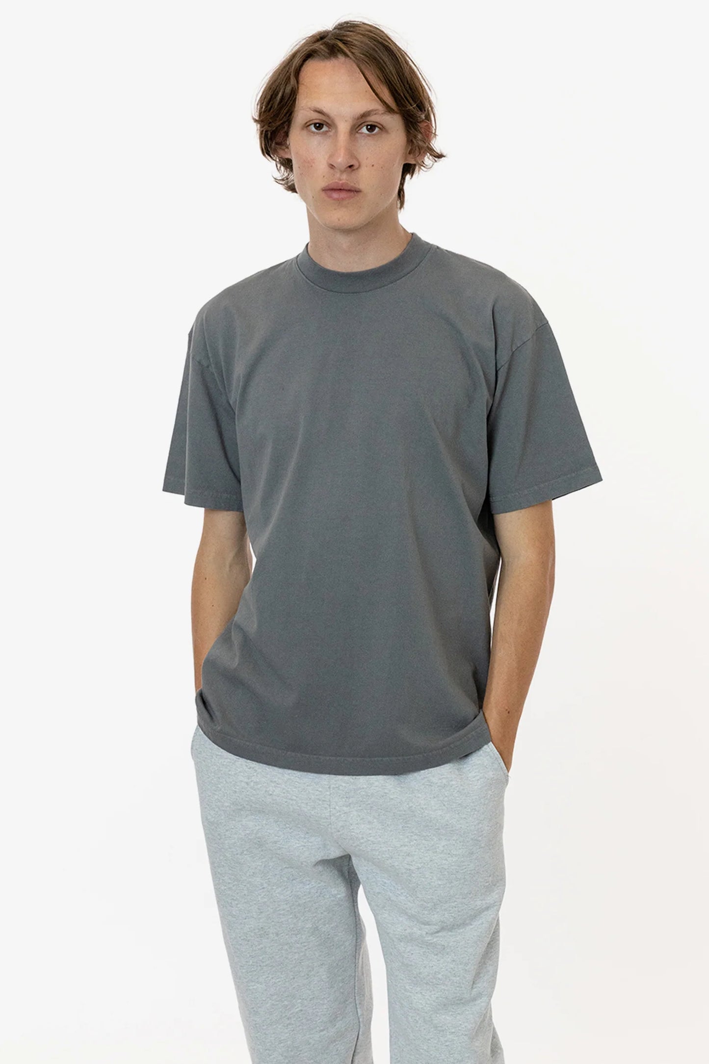 S/S Garment Dye Crew Neck 6.5 oz 1801GD