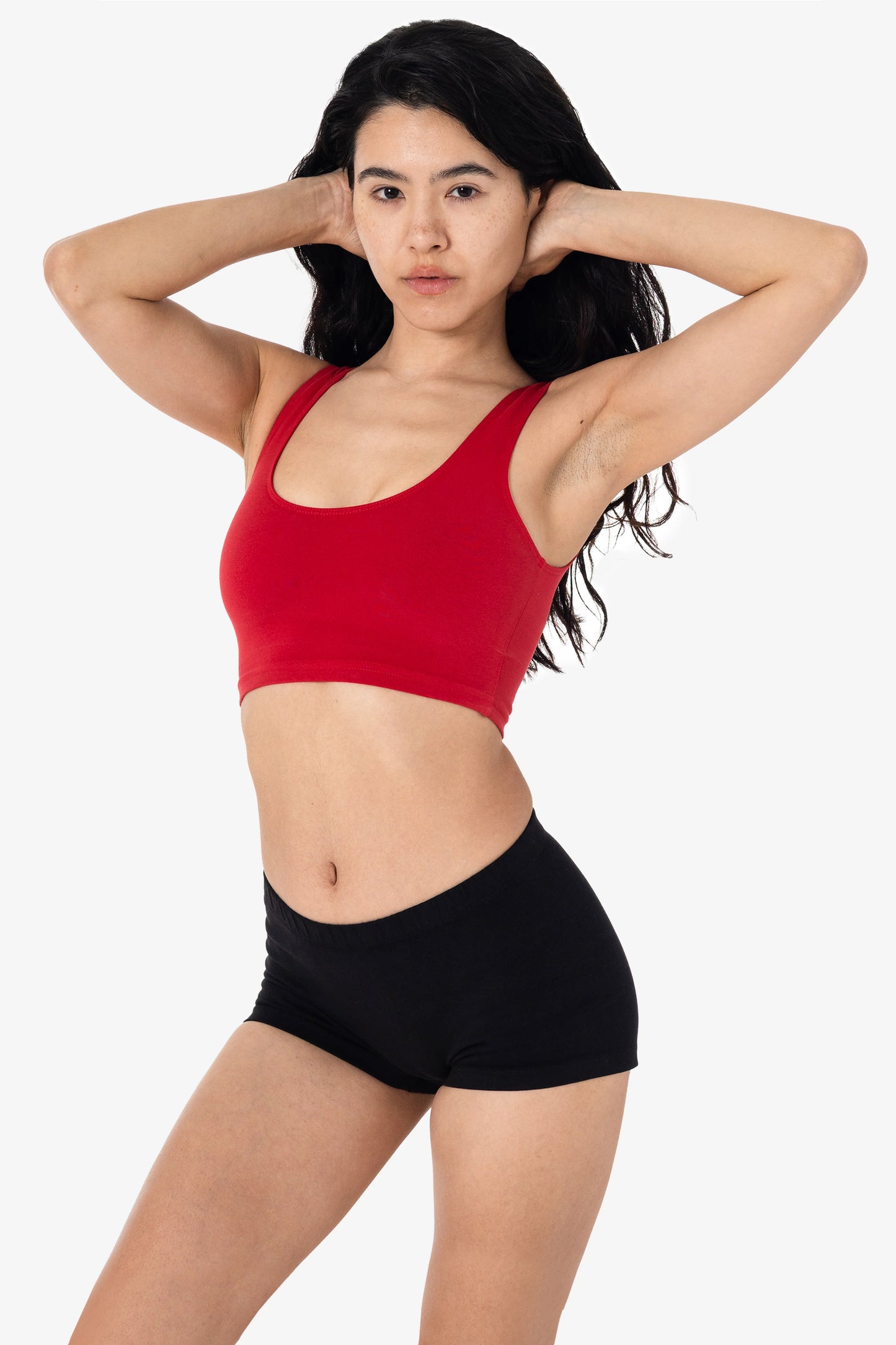 Cotton Spandex Crop Tank - 8383GD