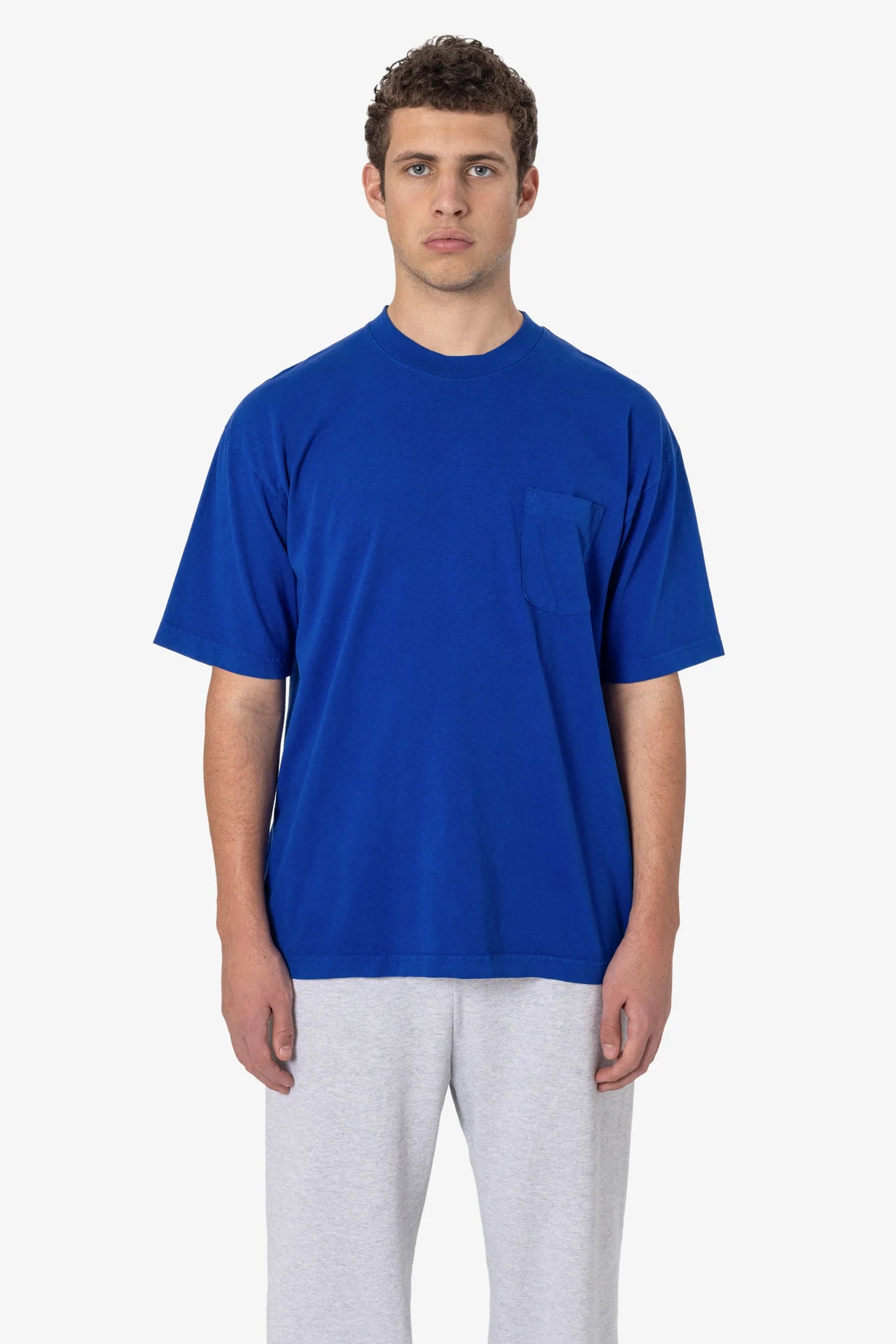 Short Sleeve Garment Dye Pocket T-Shirt - 1809GD