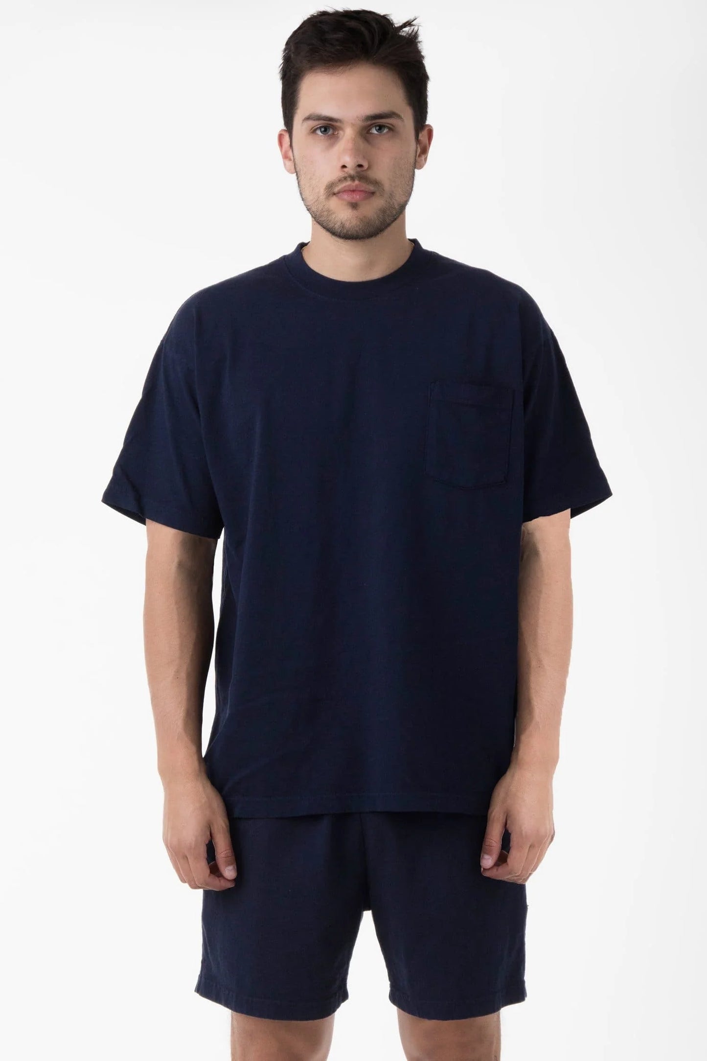 Short Sleeve Garment Dye Pocket T-Shirt - 1809GD