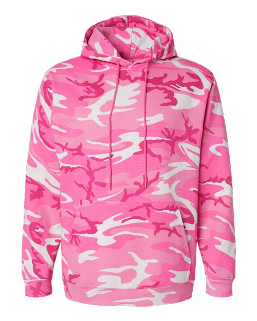 Camo Pullover Fleece Hoodie - 3969