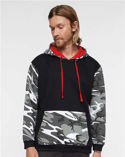 Fashion Camo Hooded Sweatshirt - 3967