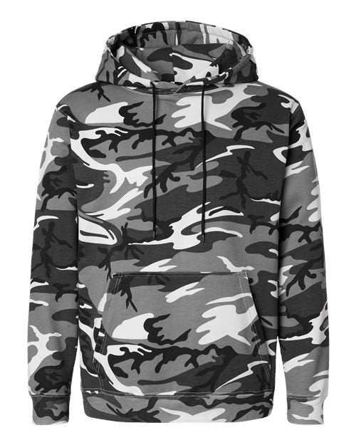 Camo Pullover Fleece Hoodie - 3969