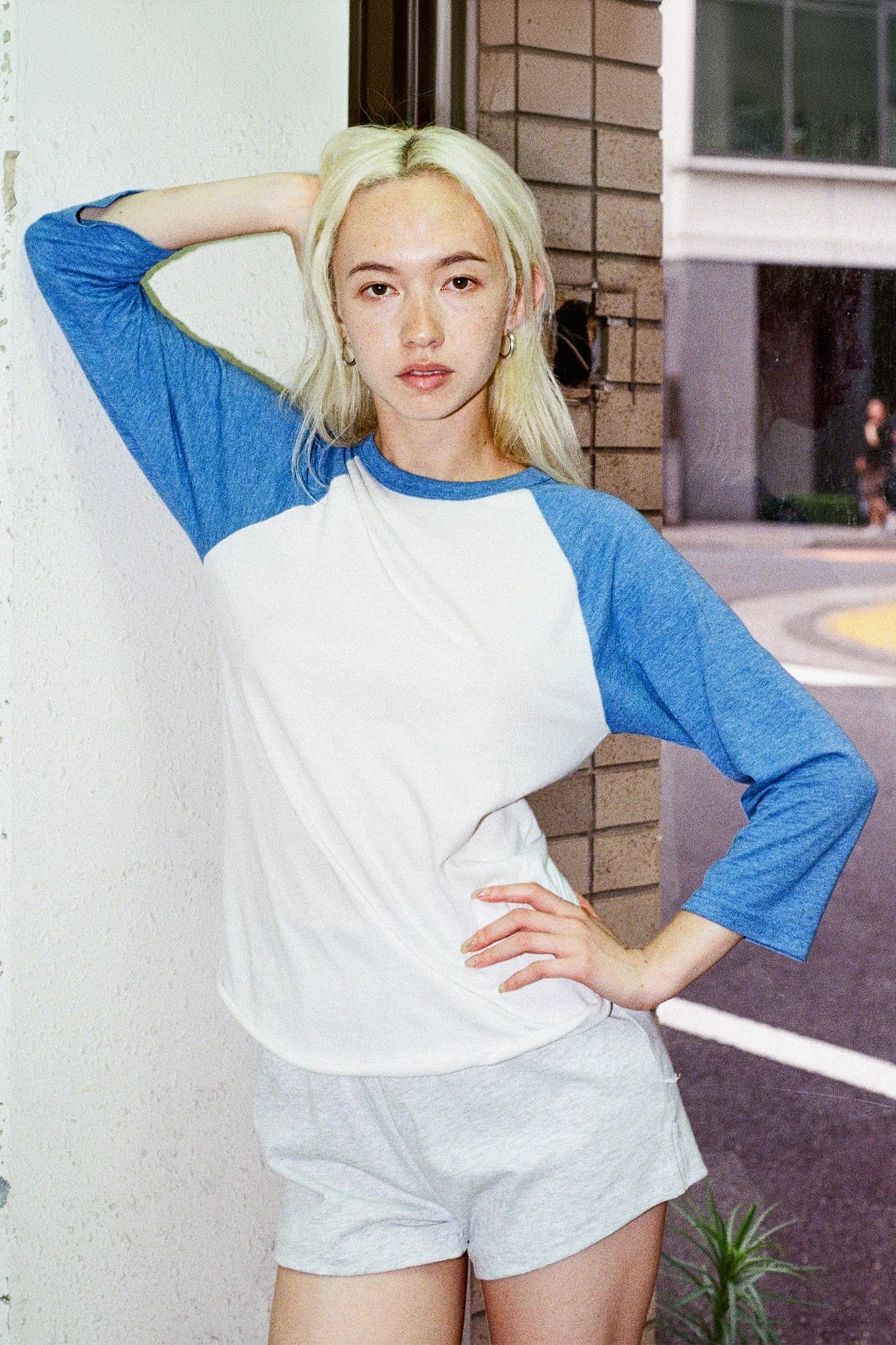 3/4 Sleeve Cotton Poly Raglan 3.8 oz - FF53