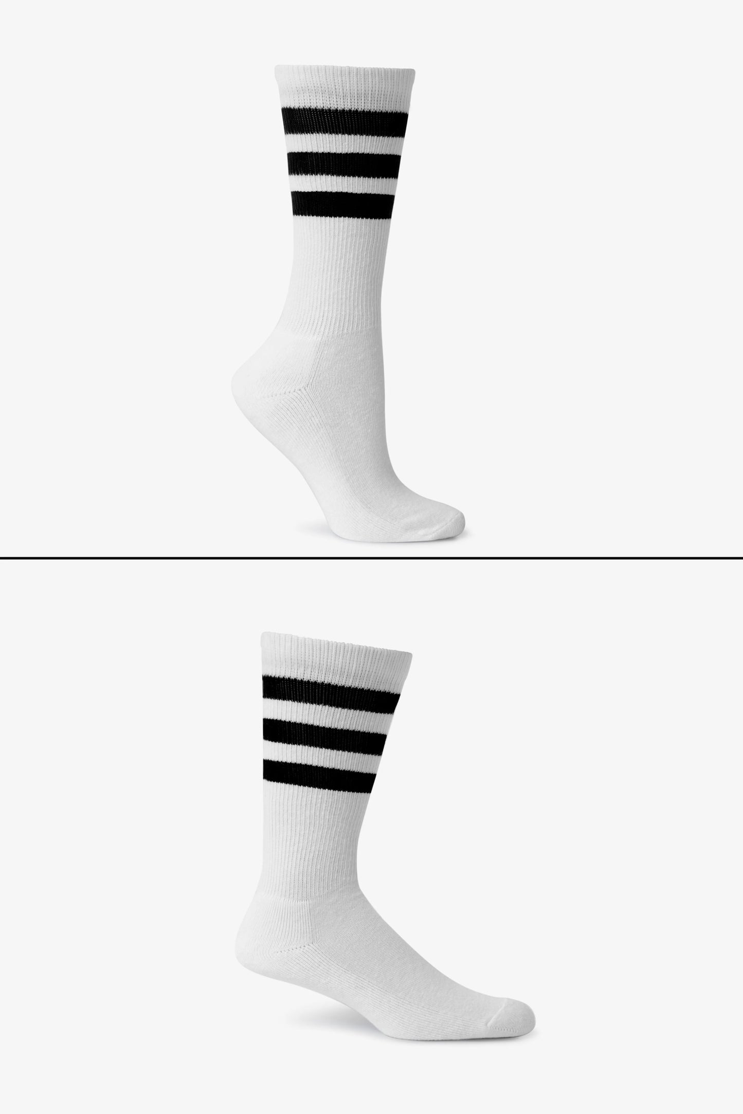 Unisex 3 - Stripe Calf Sock