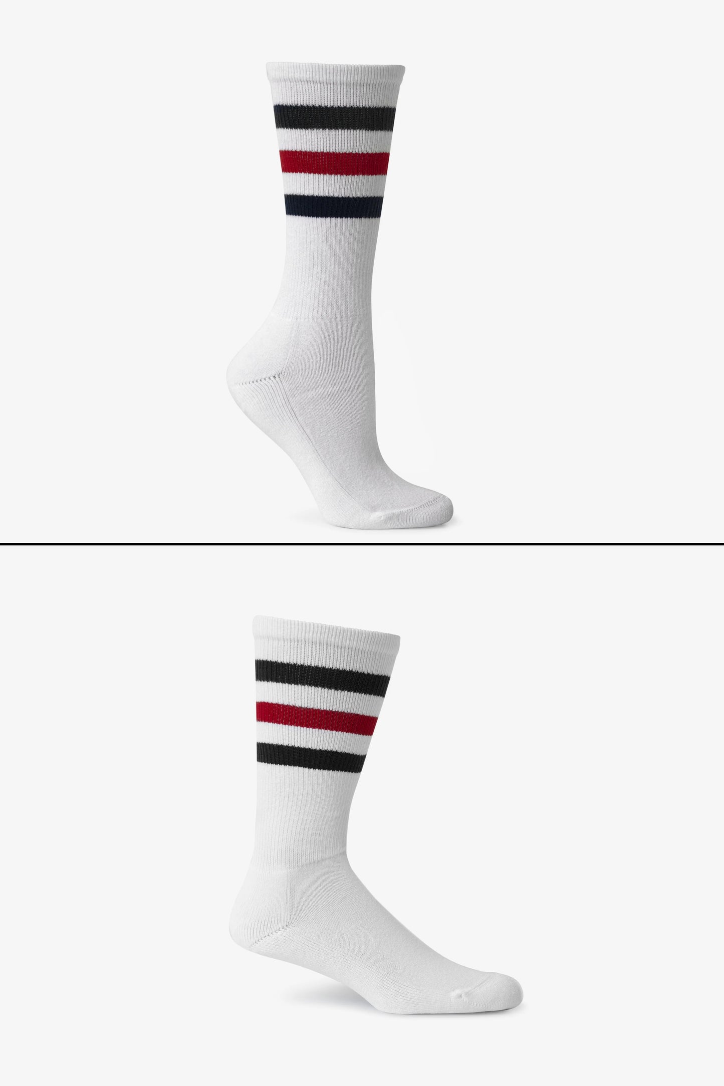 Unisex 3 - Stripe Calf Sock
