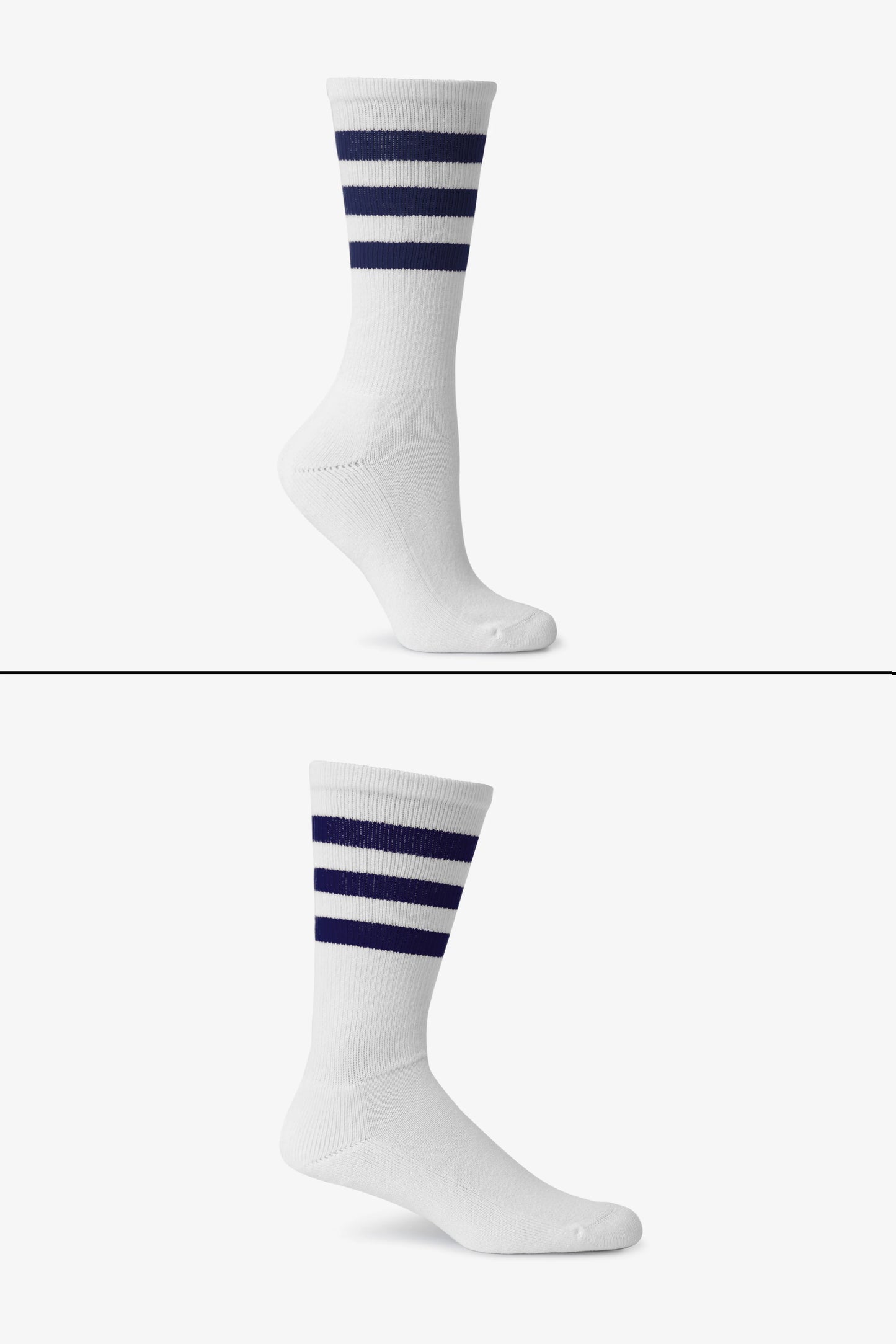 Unisex 3 - Stripe Calf Sock