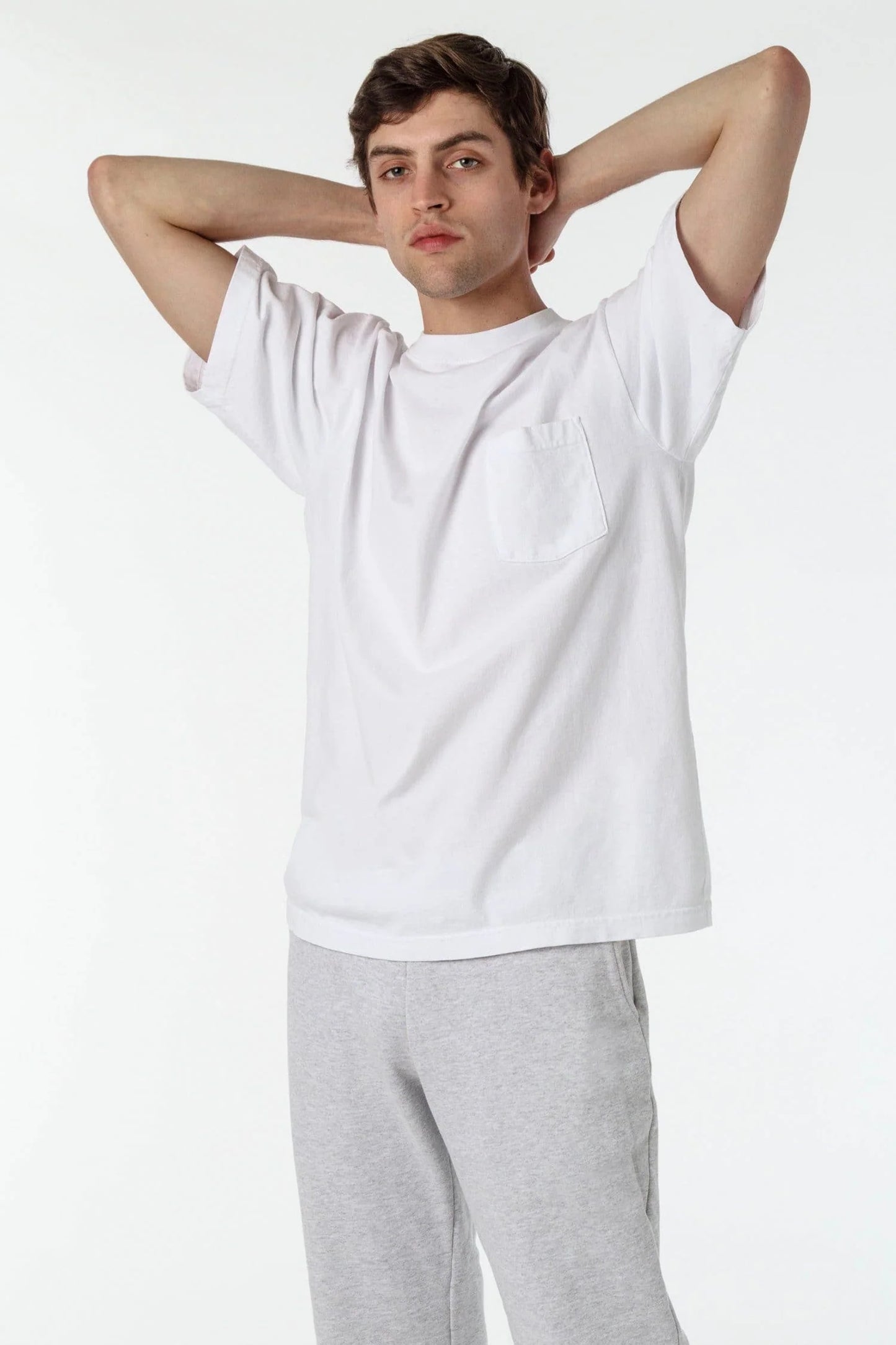 Short Sleeve Garment Dye Pocket T-Shirt - 1809GD