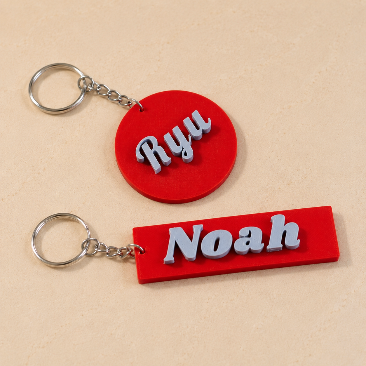 3D Printed Custom Keychain