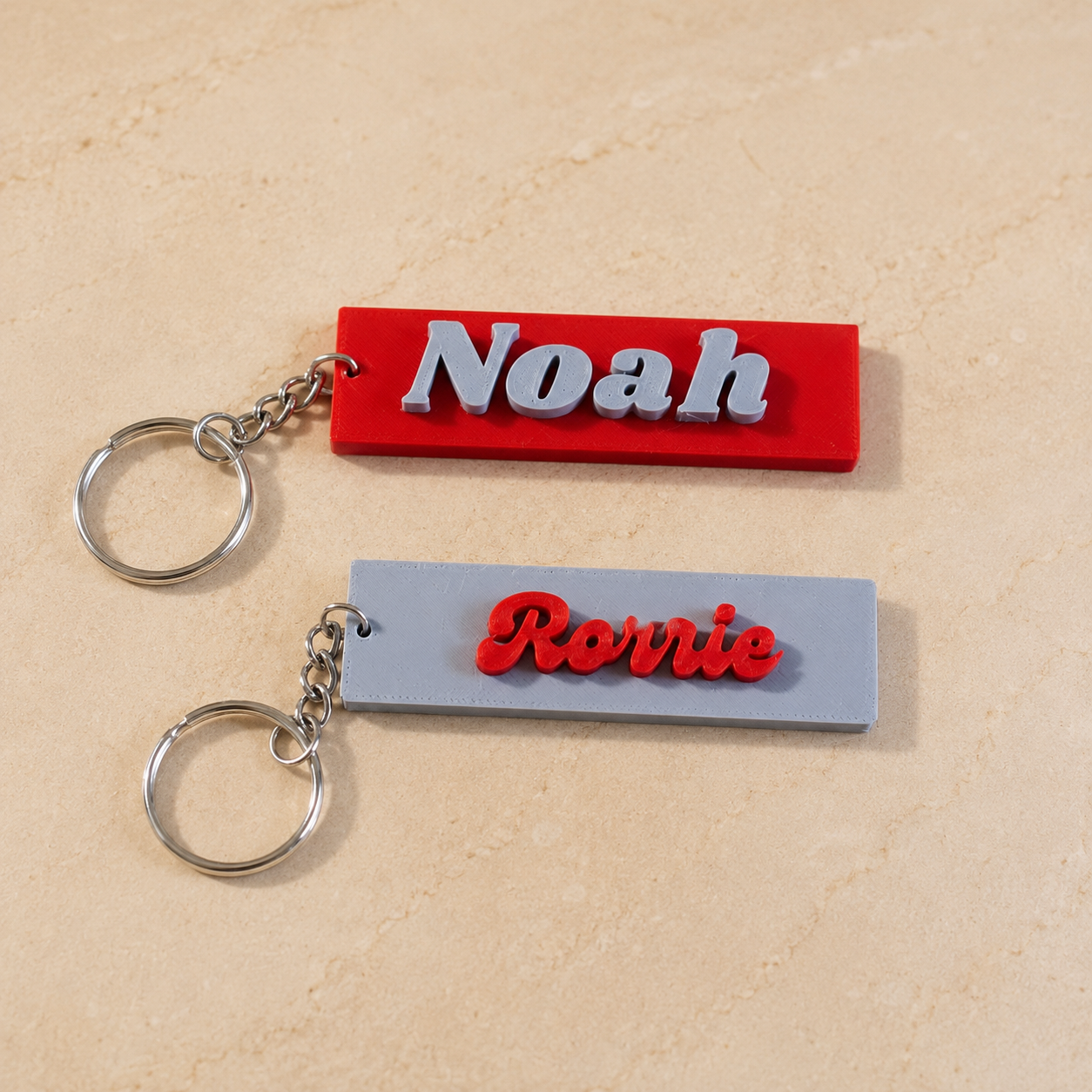 3D Printed Custom Keychain