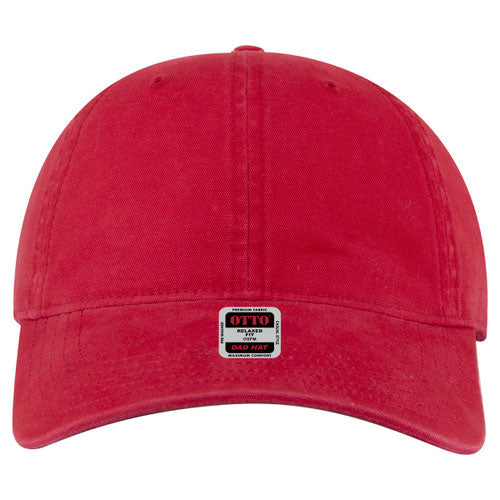 OTTO CAP 6 Panel Low Profile Dad Hat (18-3)