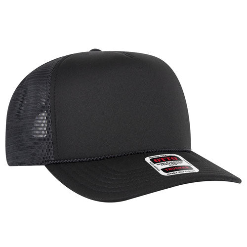 OTTO CAP "Otto Comfy Fit" 5 Panel High Crown Mesh Trucker Hat (39-167)