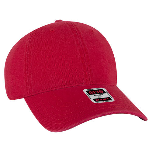 OTTO CAP 6 Panel Low Profile Dad Hat (18-1322)