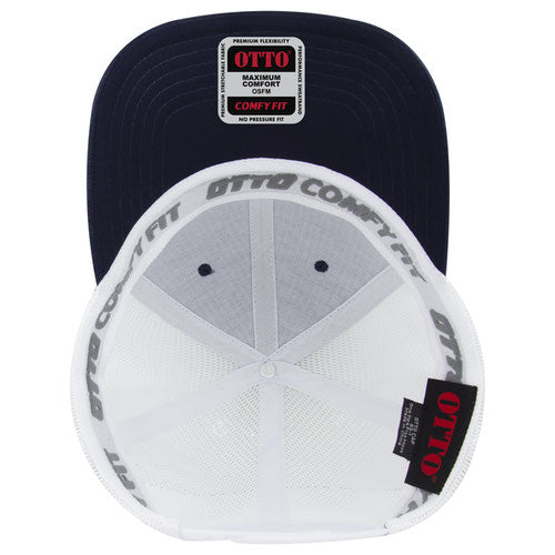 OTTO CAP "Otto Comfy Fit" 6 Panel Low Profile Mesh Back Trucker Hat (83-1)