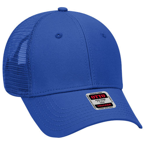 OTTO CAP 6 Panel Low Profile Mesh Back Trucker Hat (83-942)
