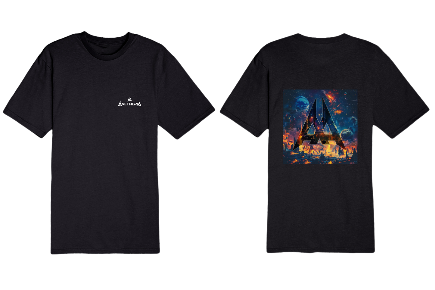 Aaetheria Deluxe Tee Front and Back Print