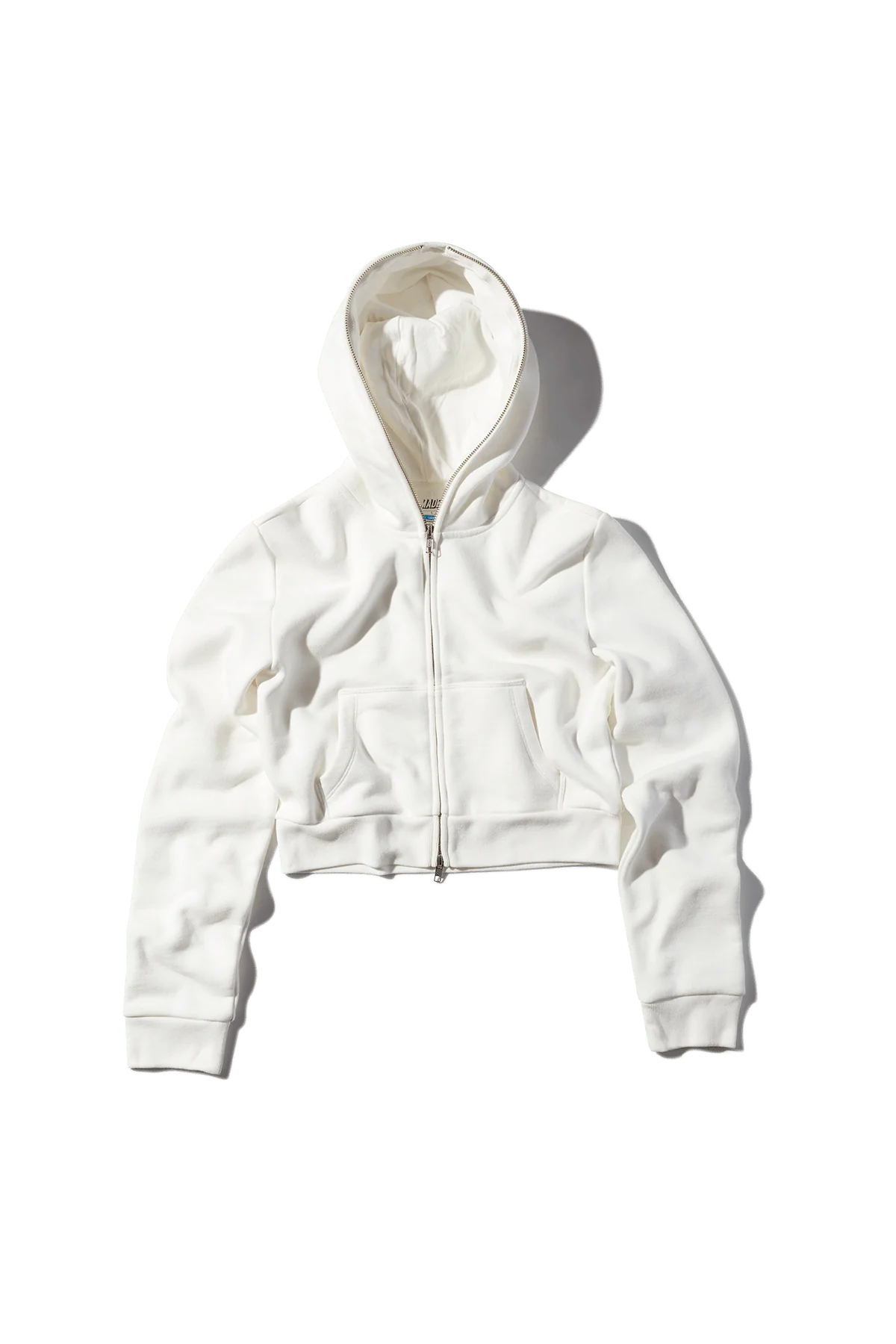 Cropped Full Zip Body Hoodie