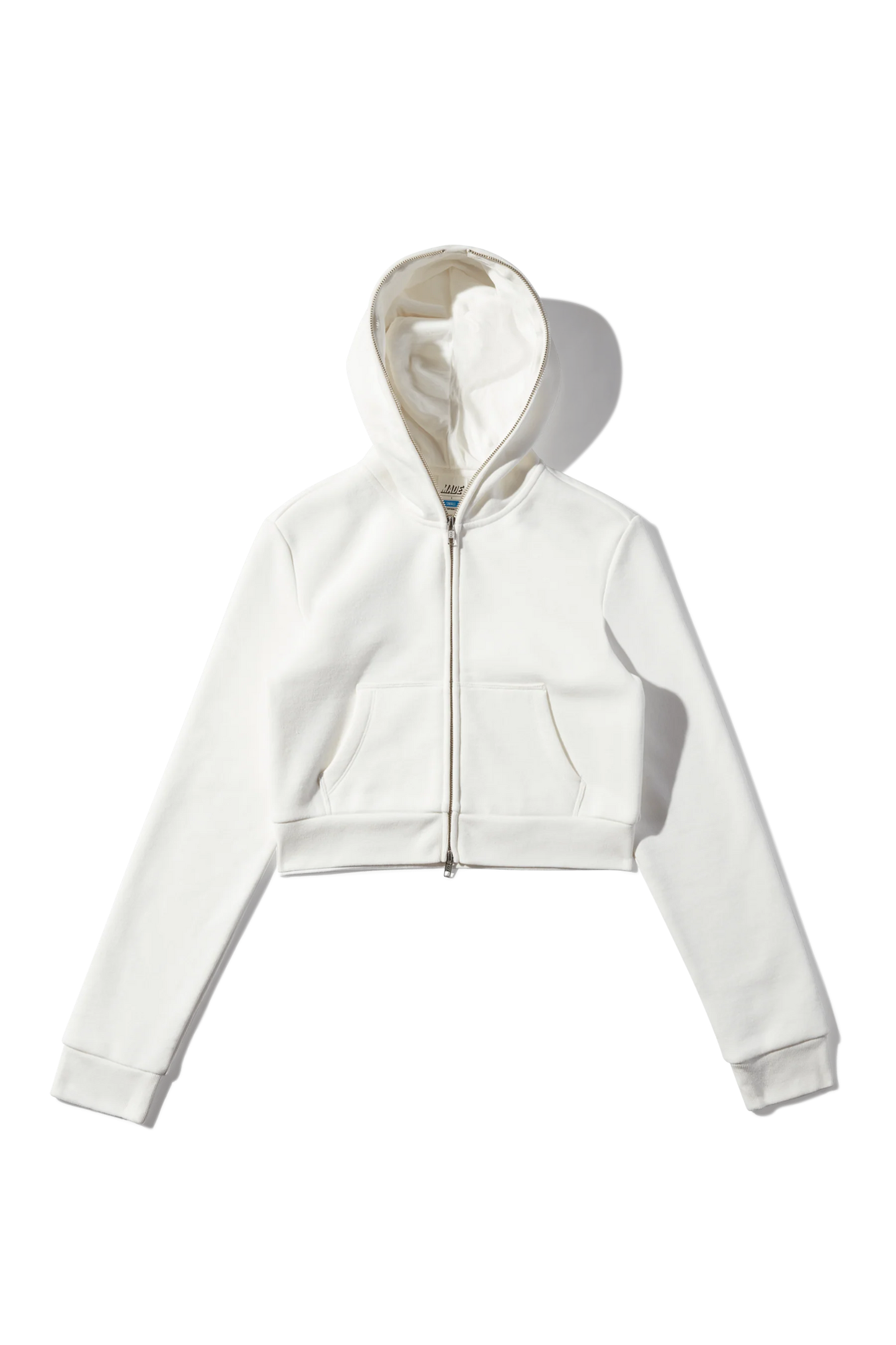 Cropped Full Zip Body Hoodie