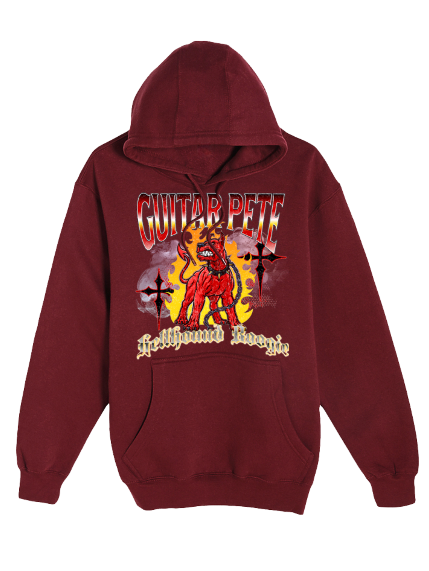 Guitar Pete Cross Hoodies