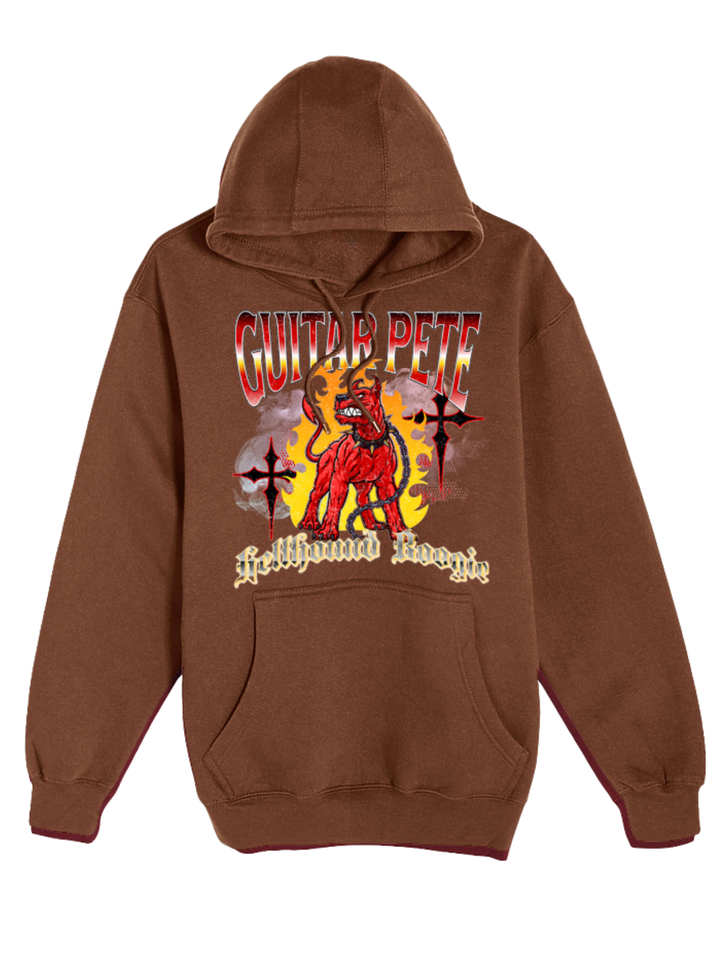 Guitar Pete Cross Hoodies