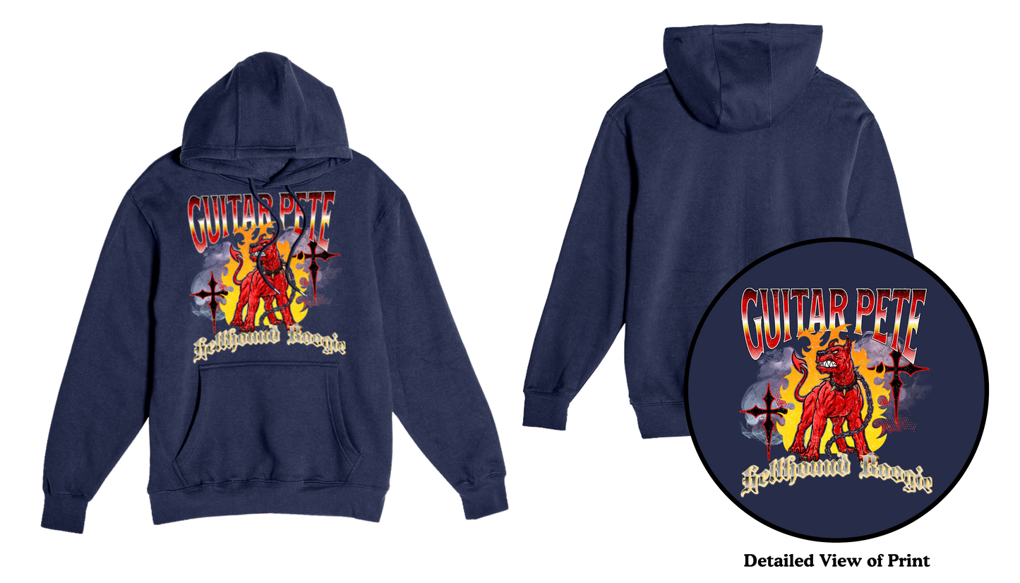 Guitar Pete Cross Hoodies