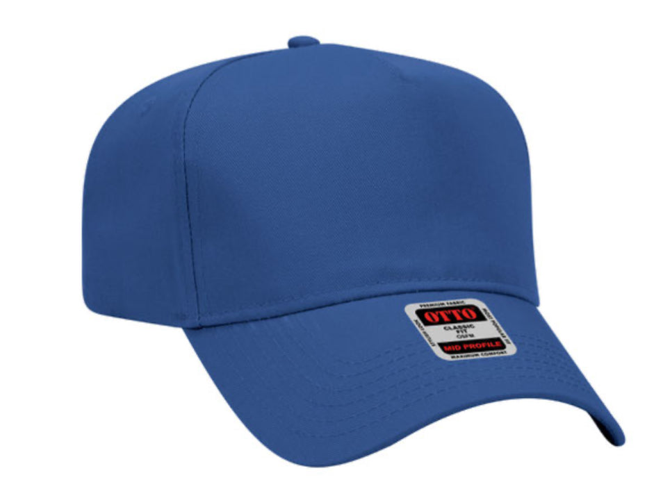 OTTO CAP 5 PANEL MID PROFILE BASEBALL CAP-SOLID 31069